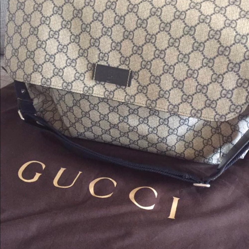 Gucci diaper bag